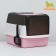 Closed toilet 51 x 34 x 37 cm, pink+scoop (with UV lamp)