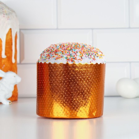 Paper form for Easter cake "Orange" 110 x 85 mm