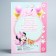 Birth certificate "Minnie Baby", Minnie Mouse, file size 21x30 cm Disney (new format of the certificate)