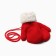 Baby mittens for claim Minaku with a lapel of 15 cm red