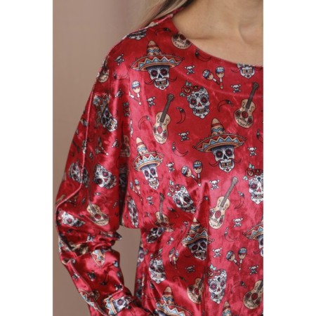 Female jumper, size 46, red color-2