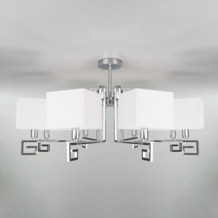 Alma chandelier, 8x40W E14, chromium color-1
