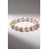 Bracelet Pearl "Spring", beads No. 10, white-pink color