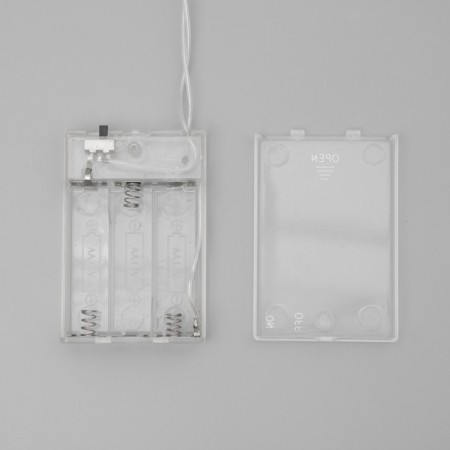 LED figure "Deer with a bell" 25 × 30 × 9 cm, acrylic, 24 LED, AAX3 batteries (not in the kit), glow white-3