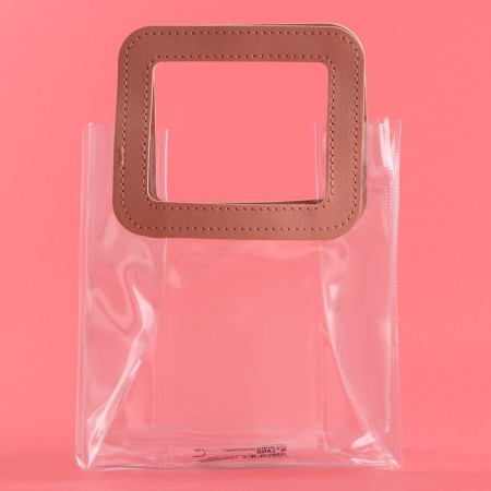Gift package from PVC, pink, 20 x 18 x 10 cm-2