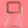 Gift package from PVC, pink, 20 x 18 x 10 cm
