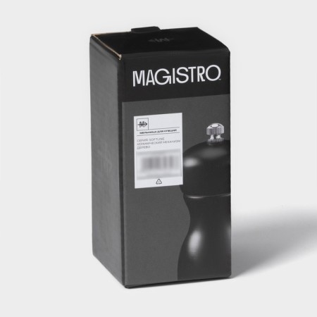 Mill for spices Magistro Softline, 11.5 cm, black color-4