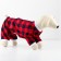 Komineson for animals Red-black in a cage, L (DS 39, Osh 36-38, OG 60-62)