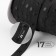 Braid with buttons, 25-25 mm, 17 mm × 45 ± 1 m, black color