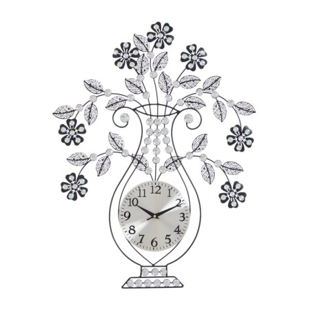 Wall clock, series: openwork, "Marken", smooth move , 45 x 59 cm, d-15.5 cm