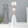 Summary Metal for 1 candle "White lagoon" d = 5 cm gold 10x10x41 cm