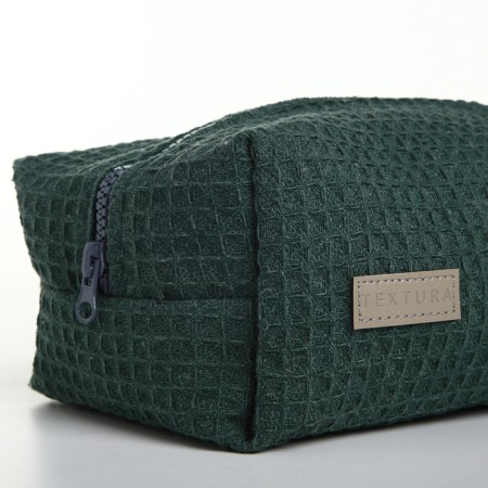 TEXTURA lightning cosmetic bag, green color-5