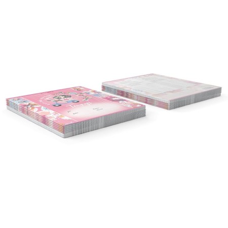 A notebook of 18 sheets in the Erichkrause "Flower Scooter", the cover coated cardboard, an offset unit, with a print-3