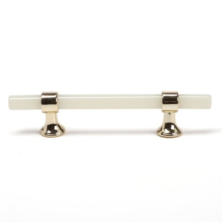 Cappio pk106 bracket handle, m/o 96 mm, d = 12 mm, plastic, phosphorus/gold color-1