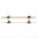 Cappio pk106 bracket handle, m/o 96 mm, d = 12 mm, plastic, phosphorus/gold color