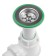 Siphon for AKVater shell, 1 1/4 "x 40 mm, with an elongated neck, with a corrugation 40x40/50 mm