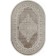 Oval carpet Kardlen Marmaris, size 77x150 cm, color Cream/D.Beige