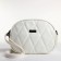 Bag Women's Cross-Bodi with a zipper, white color