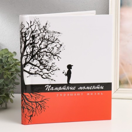 Photo album magnetic 20 sheets "Children and wood" 29x24x2 cm