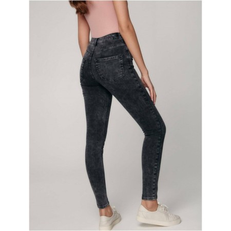 Women's jeans Conte Elegant Skinny, size S, color Grey Grey Acid Wash-3