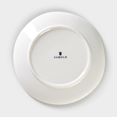 Porcelain plate Samold "Horecom Graphite", D = 21 cm-3