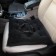 Pillow with heating in the seat 12V, 19/26 W (41x41 cm), quilted, black ADHC019