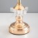 Lauren table lamp E27 40W gold 24x24x42 cm Risalux
