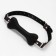 Gag BDSM Oka-Fucks "Bone", 15 × 2.5 cm, silicone, leather, black