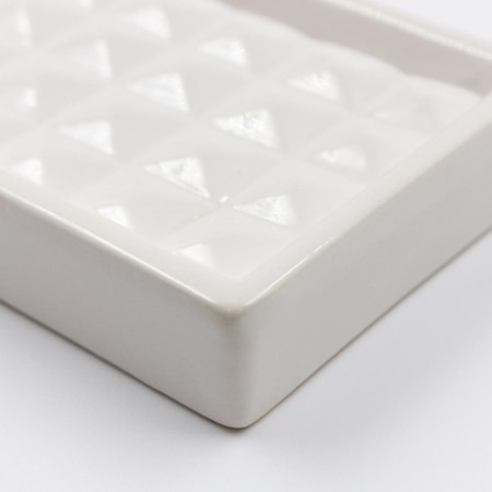 HELP YOY HOME, ceramics, white square-1
