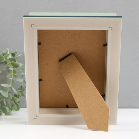 Photo frame Plastic 13x18 cm "Steeliani" light green with gold 4.8x17.5x23 cm-2