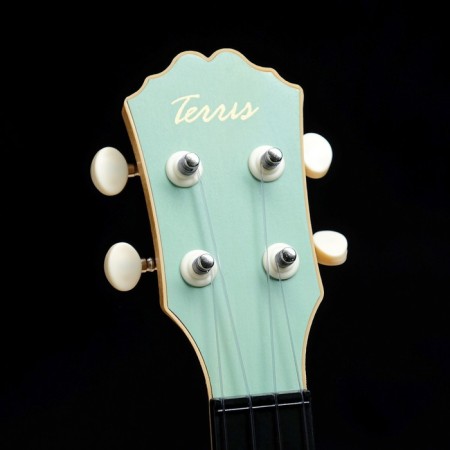 Terris Plus Hari ukulele - Soprano, Green-1