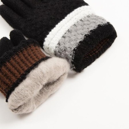 Children's gloves minku colored, col. Black, 15 rr (15 cm)-2