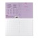 Notebook of 12 sheets in the Erichkrause cage "Classic with Linovka", cover coated cardboard, offset unit, purple