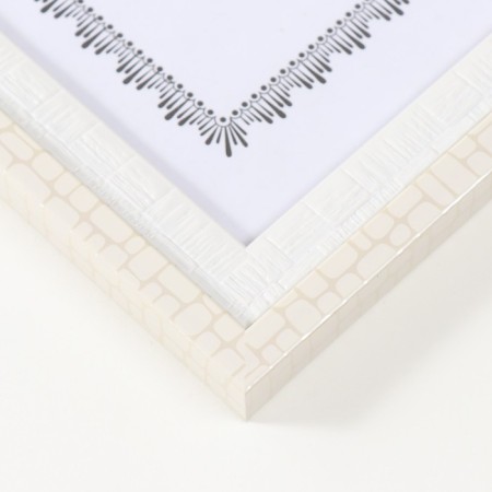 Photo frame plastic A4 Format "Double. White Brick" 33.7x25x1 cm-1