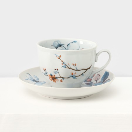 Porcelain Tea Service "Moments of Spring", 13 items-2