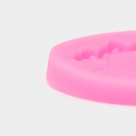 Mold "Plate", silicone, 11.3 × 7.4 cm, color mix-4
