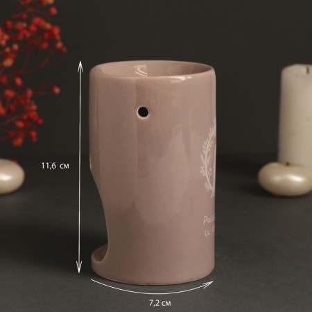 Aroma lace ceramics "Relax and rest" 7.2x7.2x11.6 cm-1