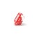 OURSSON plastic container, CP0503S/RD, red cover, 500 ml, rectangular