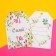 Floristic nameplate "Create", set 6 pcs., 7 x 5 cm