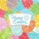 A set of napkins for setting the table "Painted Easter eggs", rectangular, size 32x46 cm, 4 pcs