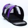 Bag-carrier with a window "Panoramic", 40 x 25 x 27 cm, purple