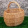 Mushroom basket, No. 5, 40 × 34 × 42 cm, 20 l, manual weaving, willow