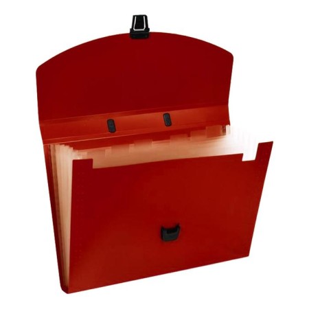 A4 Calligrata Portfli folder, 6 departments, 700 μm, up to 300 sheets, red-3