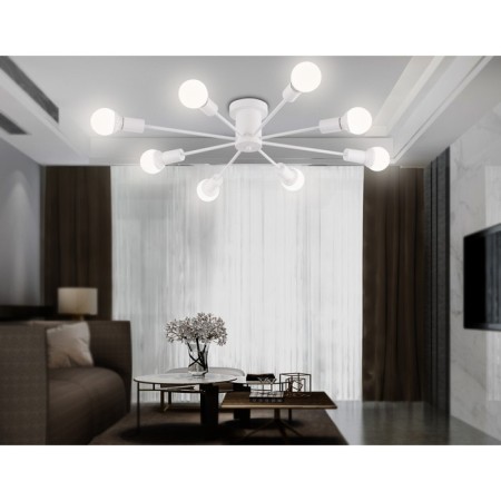 Lamp ceiling in the style of Ambrella Light, Loft, TR80408, 8HE27, white color-6