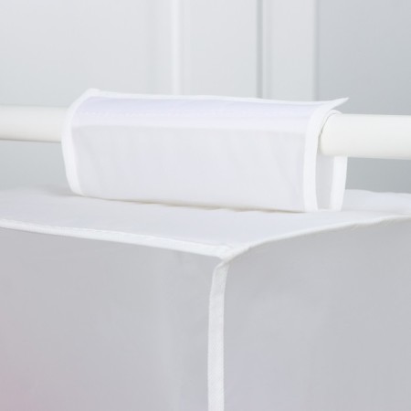 Suspension COVFR, 4 departments, 80 × 30 × 30 cm, white color-4