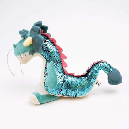 Soft toy "Dragon", 22.5 cm, blue color-2