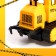 Radio -controlled "construction" tractor, works from batteries