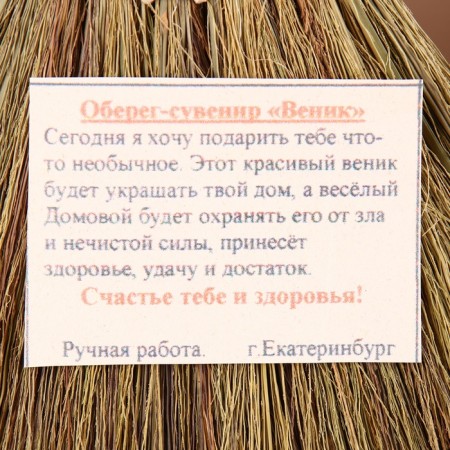 Ravigan "Domovushka", on a broom, mix-3