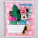 Notebook in a cage 12 sheets, 5 types of mix, cover coated cardboard, Minnie Mouse