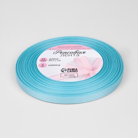 Republic tape, 6 mm, 23 ± 1 m, color of light blue No. 13-1